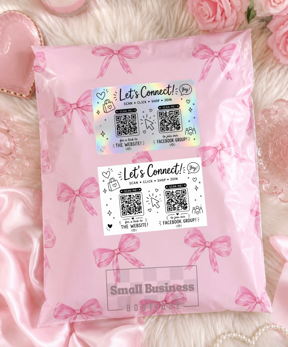 Custom Scan Me Stickers