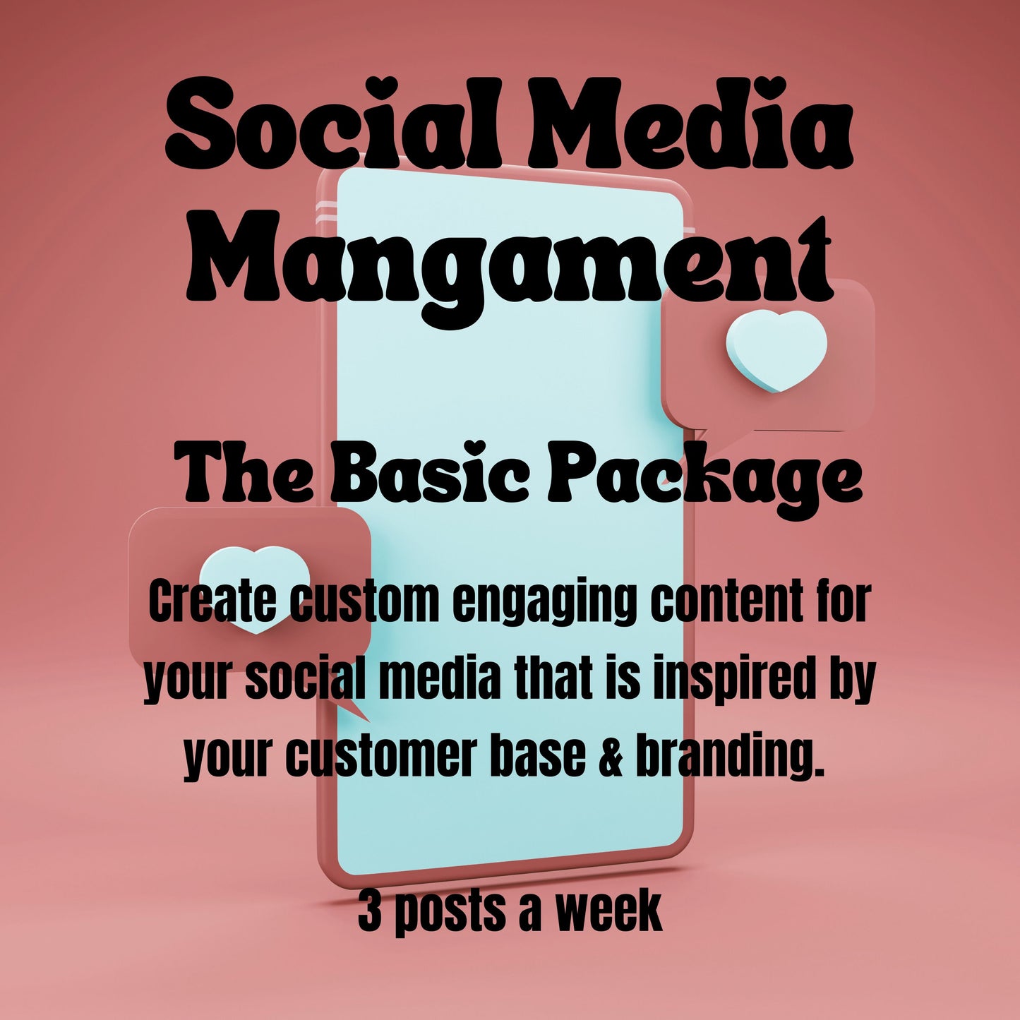 Social Media Management: Basic Package