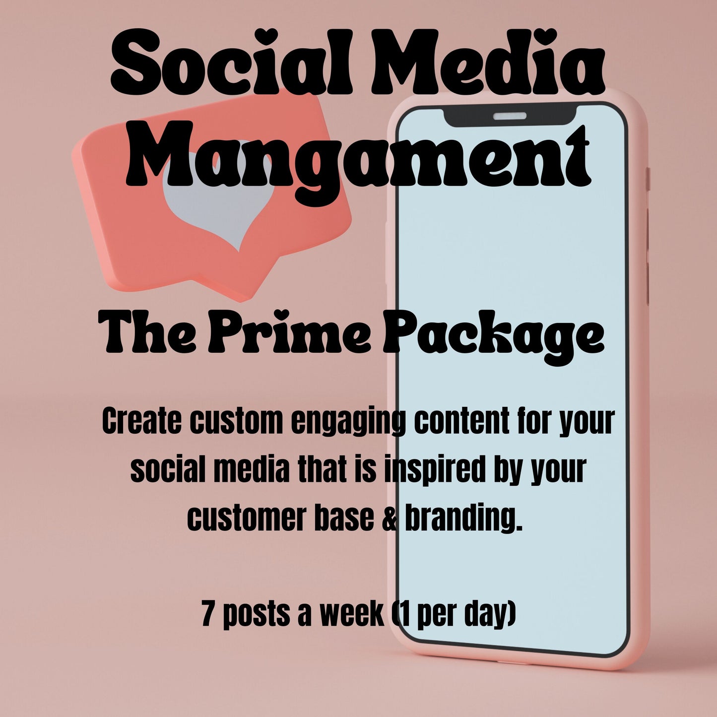 Social Media Management: Prime Package
