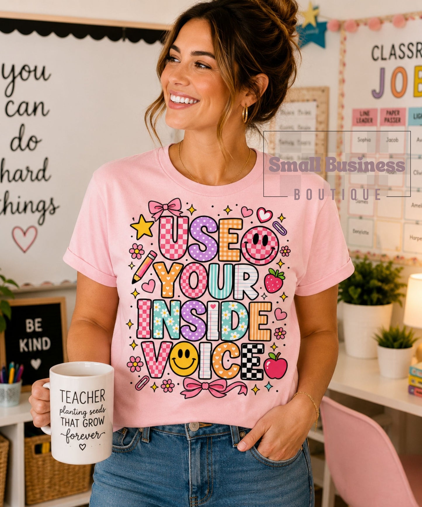 Use your inside voice