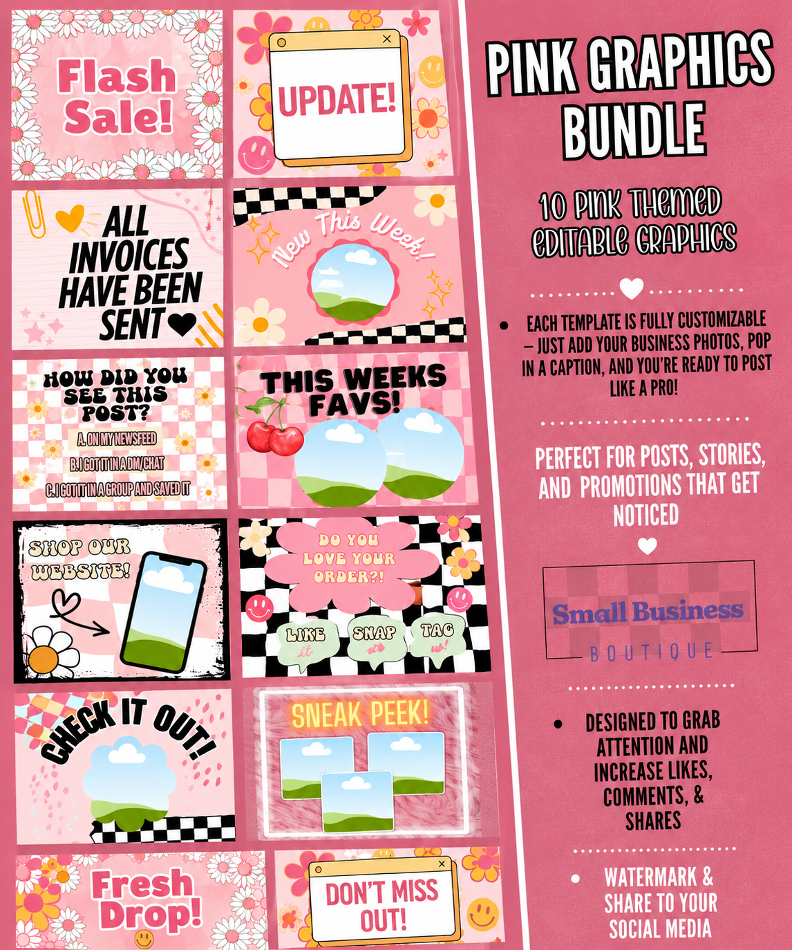 Pink Graphic Bundle