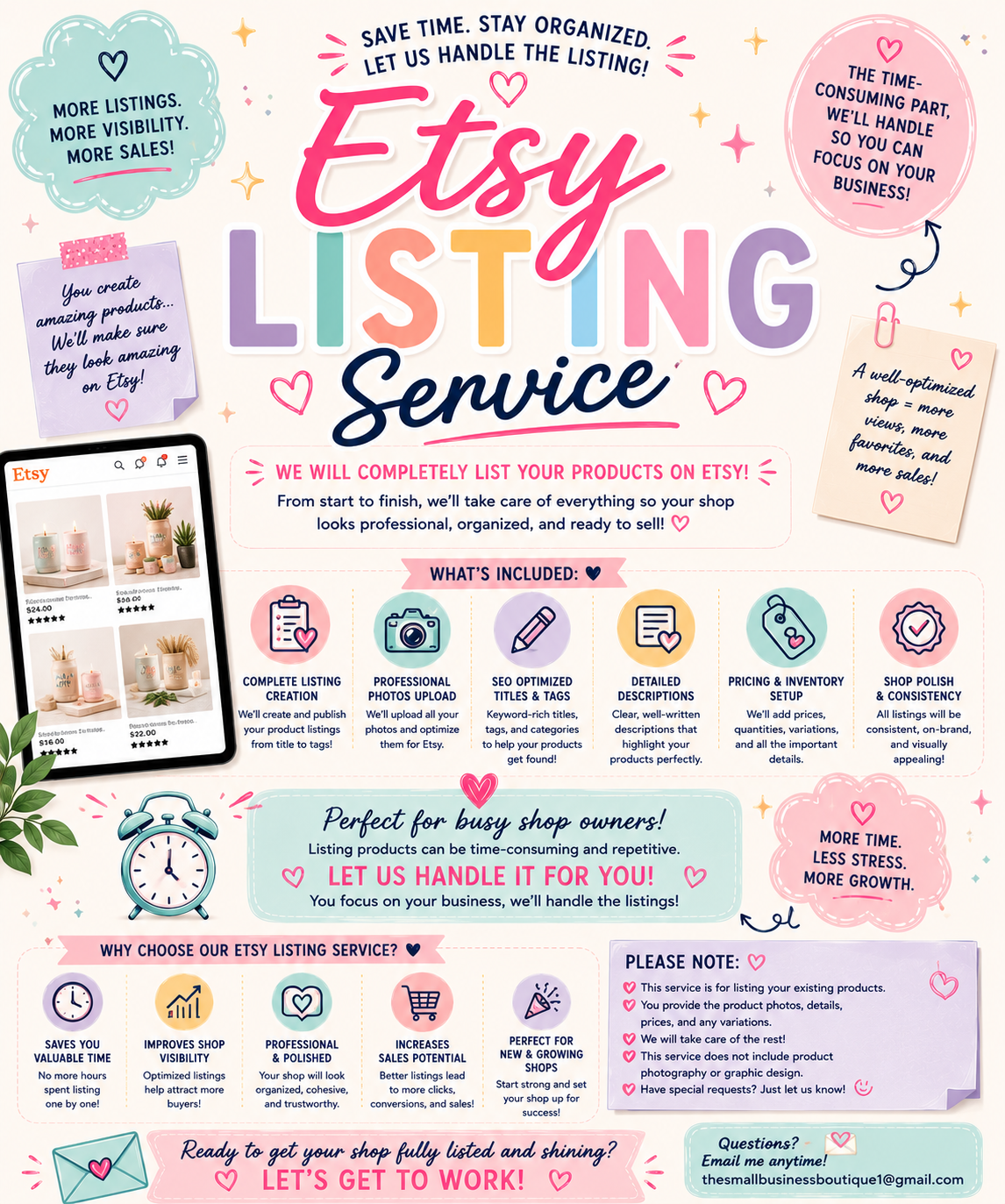 Etsy Listing Service