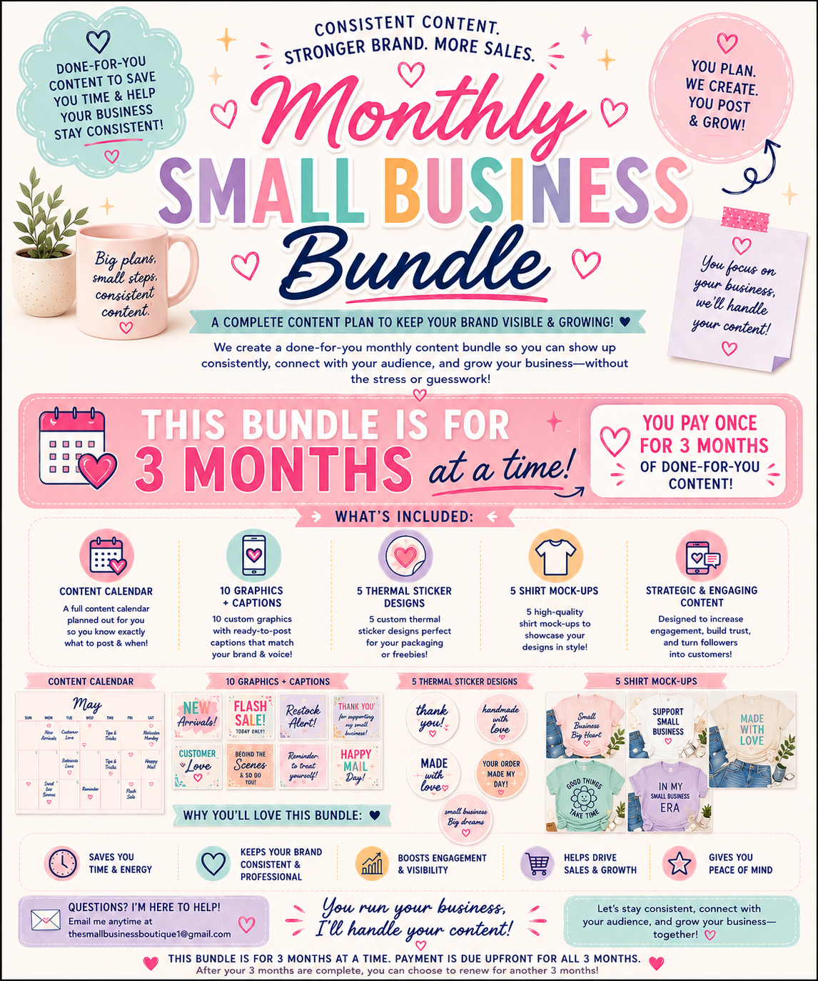 3 Month Small Business Bundle