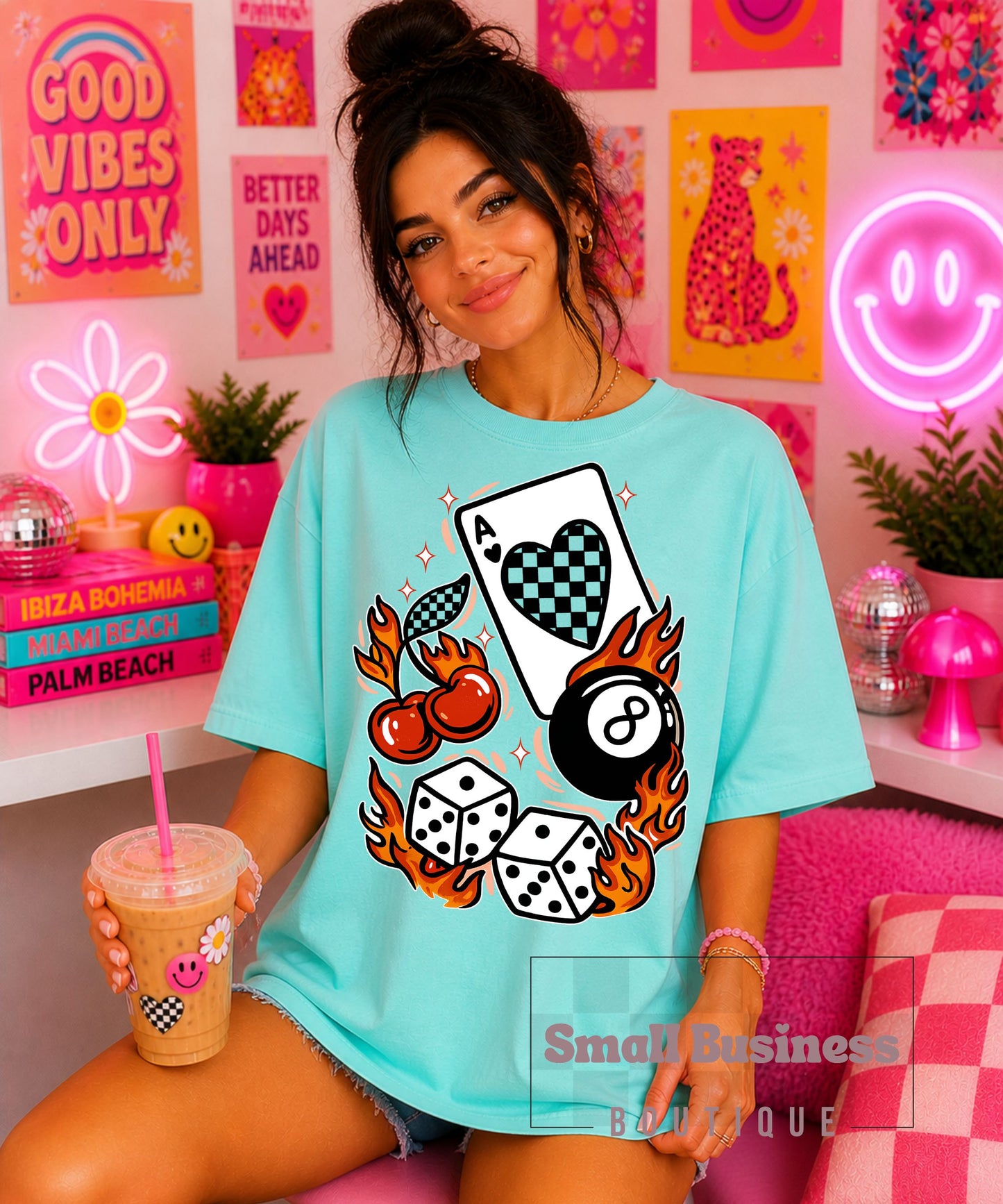Retro Lucky Girl