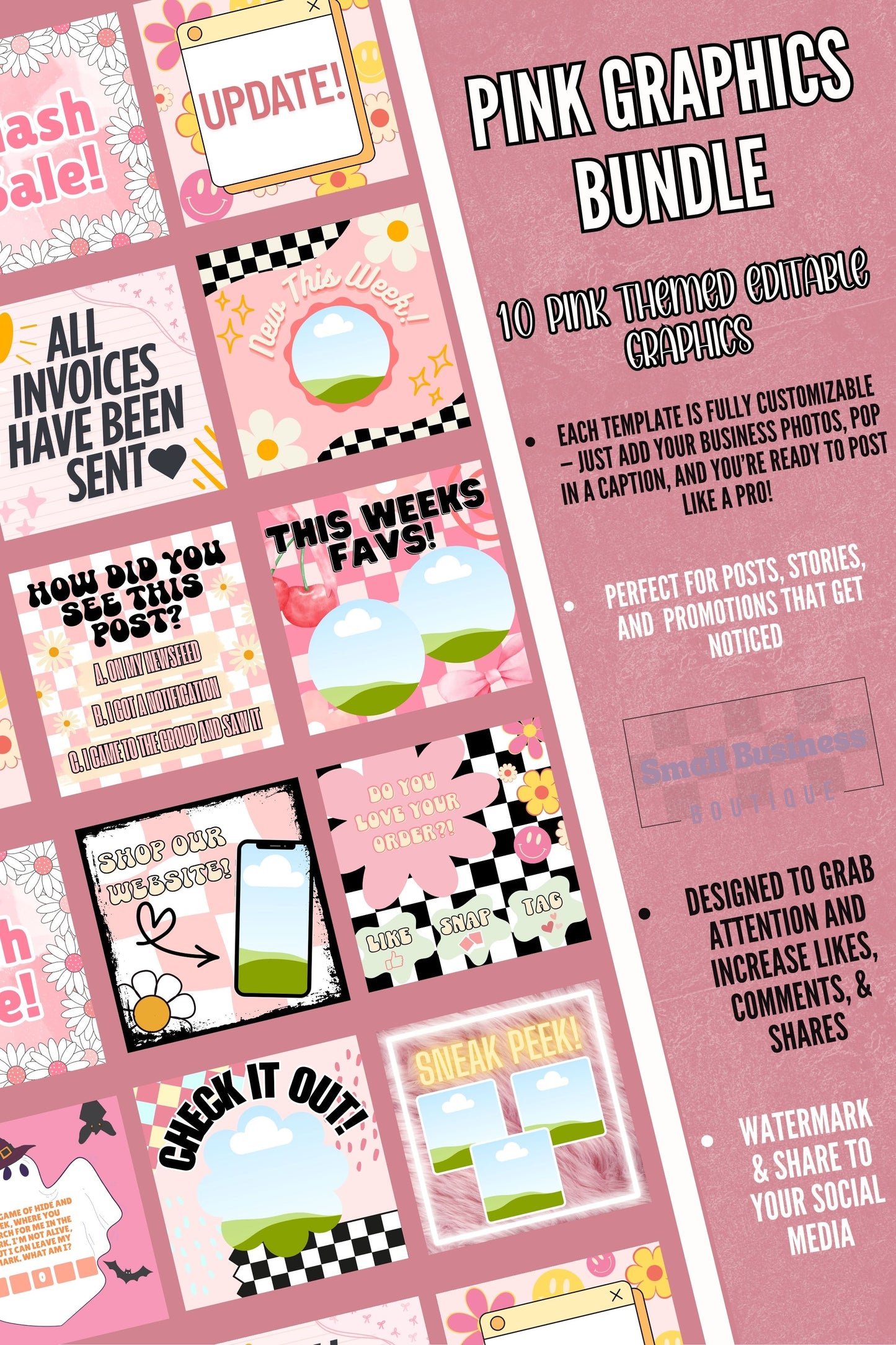 Pink Graphic Bundle