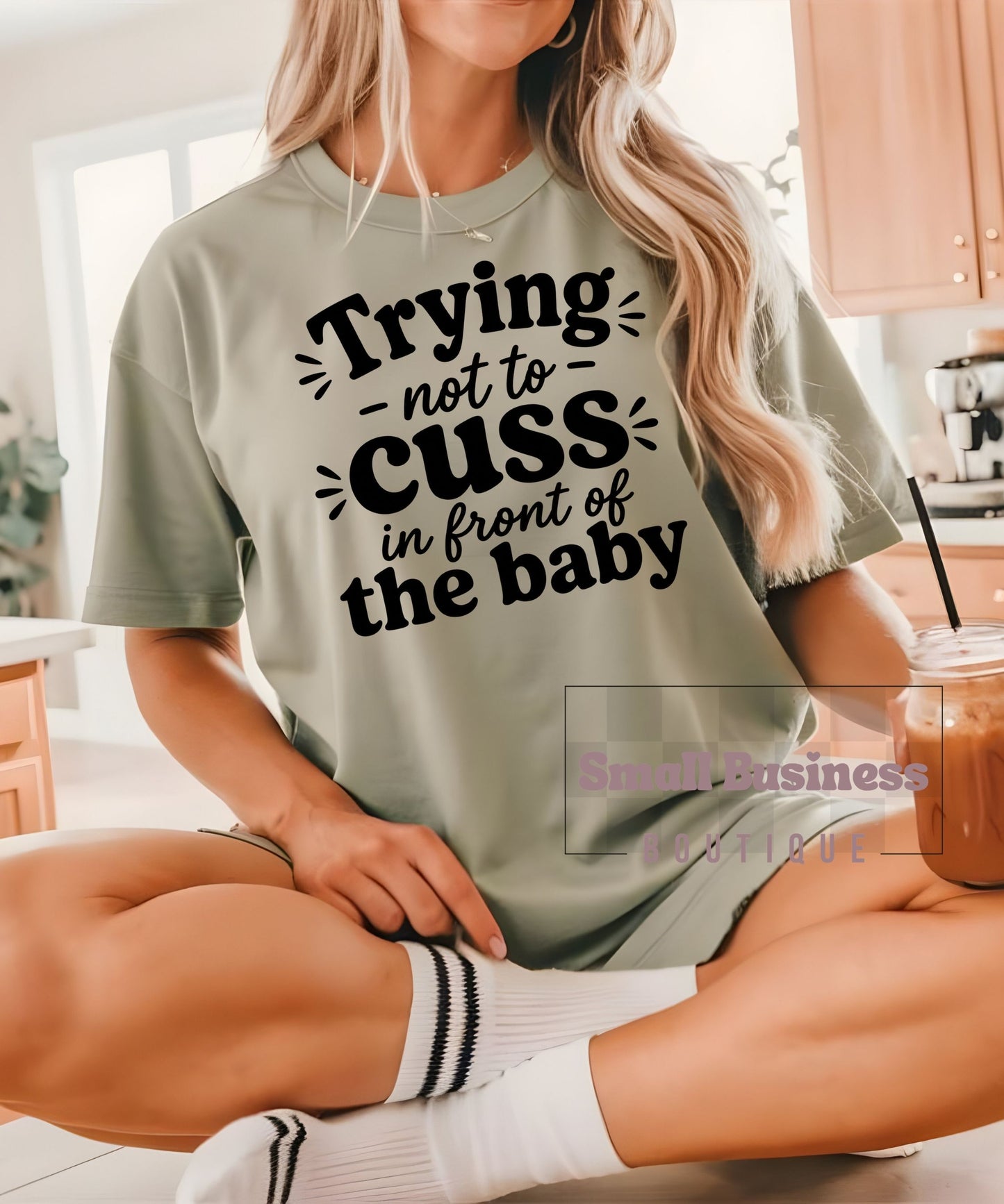 Trying Not to Cuss in Front of the Baby T-Shirt