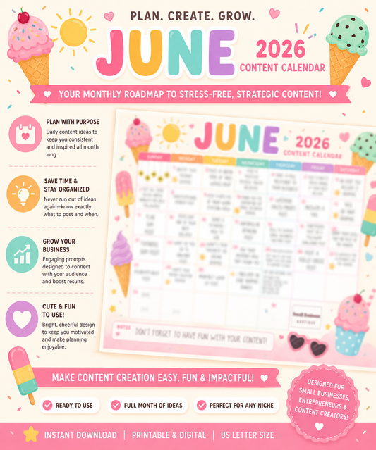 June Content Calendar