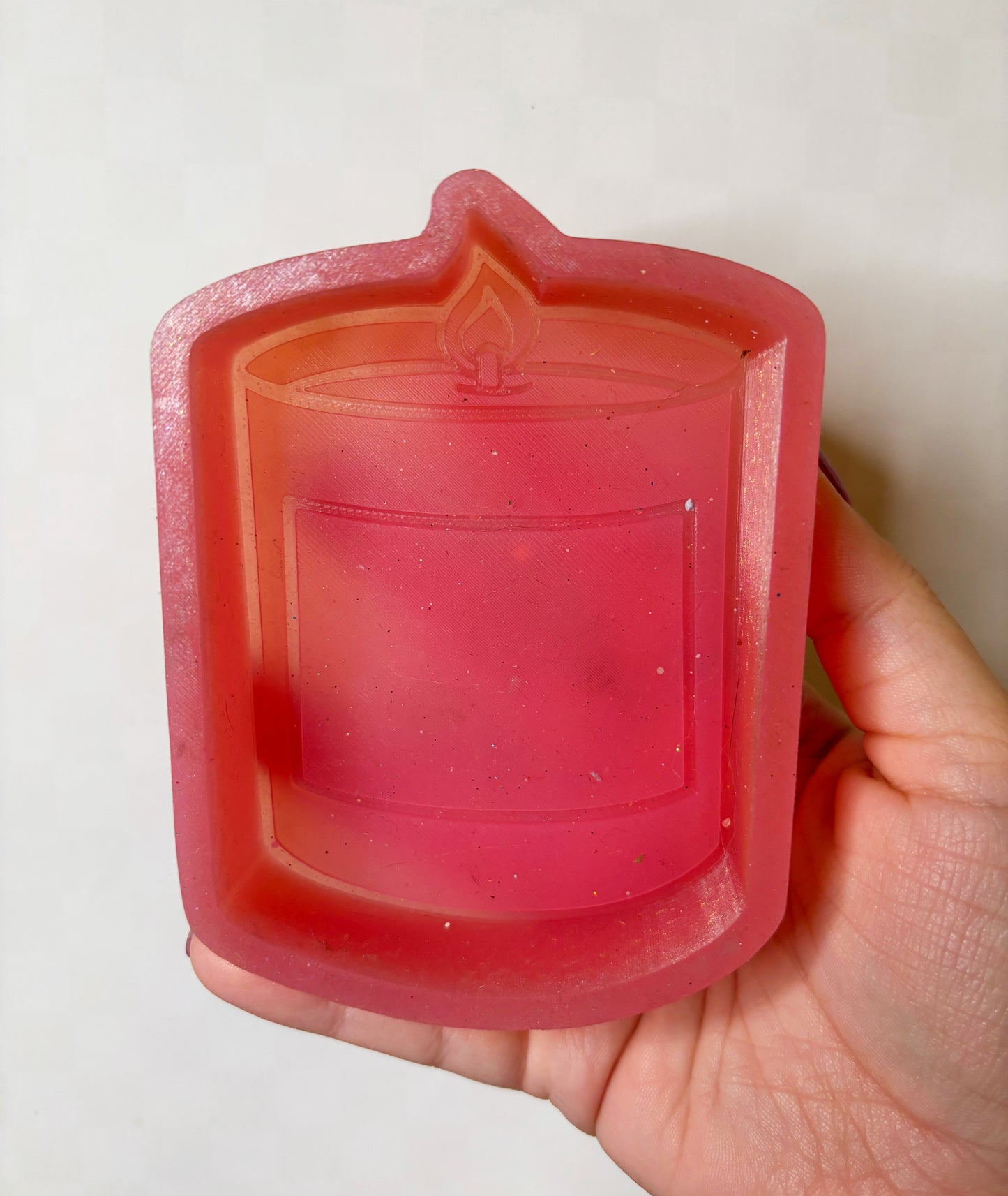 Candle with Cardstock