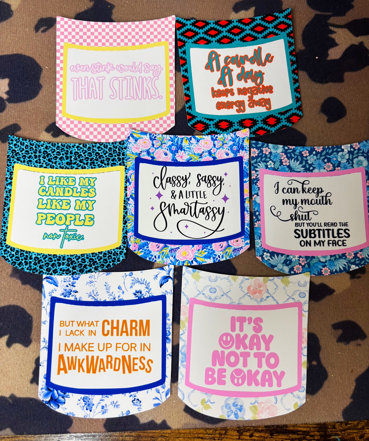 Candle with Cardstock