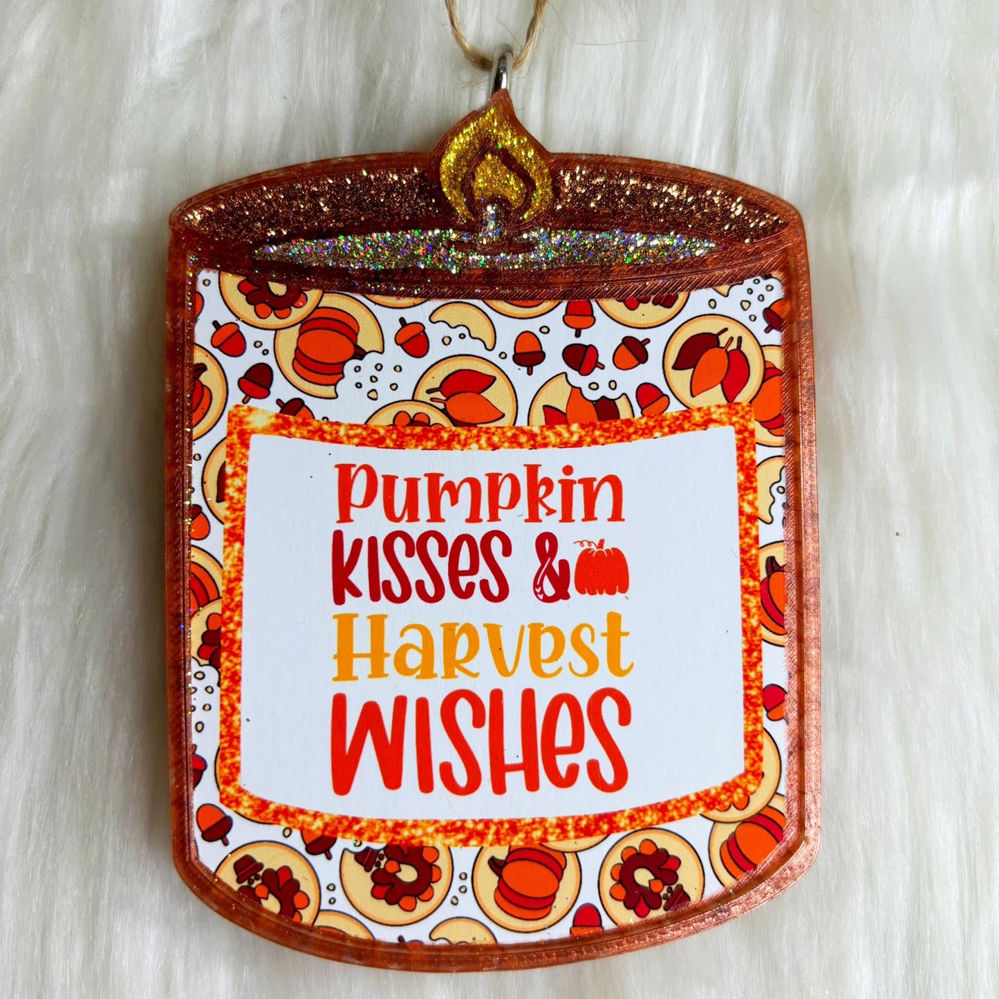 Candle with Cardstock