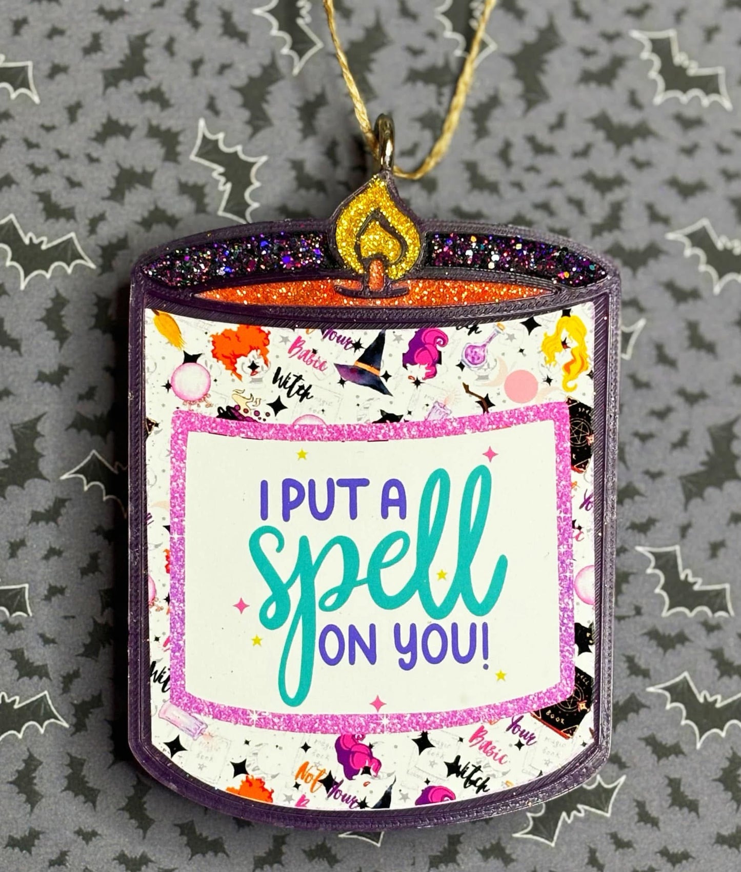 Candle with Cardstock