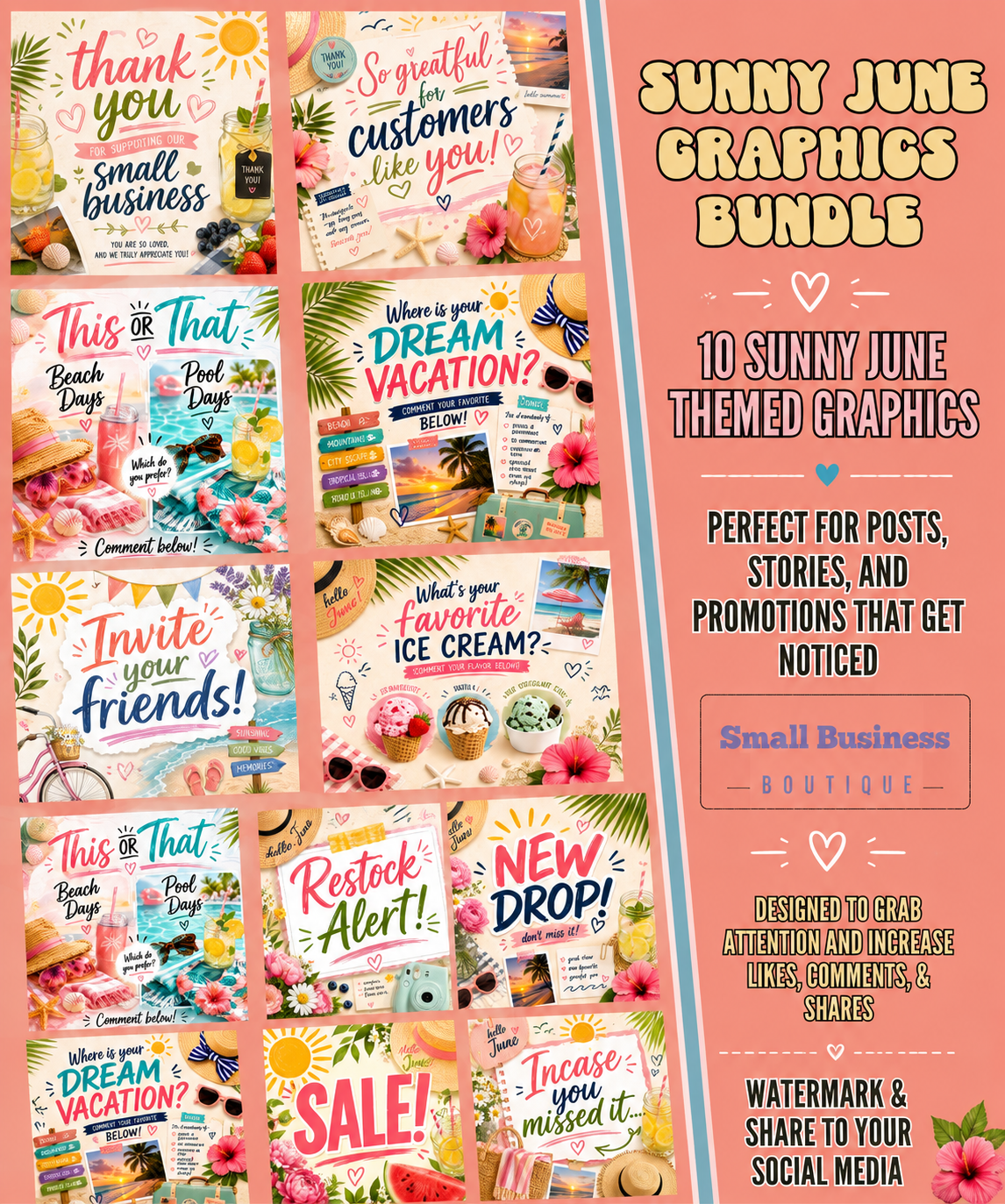 Sunny June Graphic Bundle