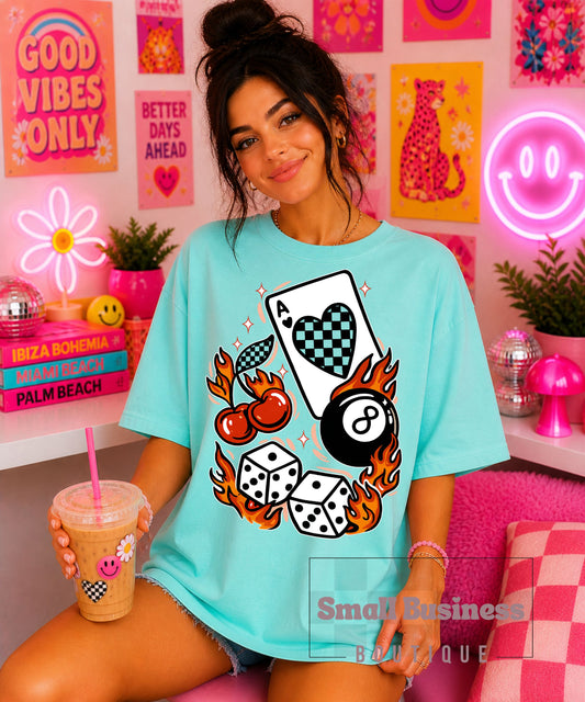 Retro Lucky Girl Tee