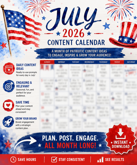 July Content Calendar