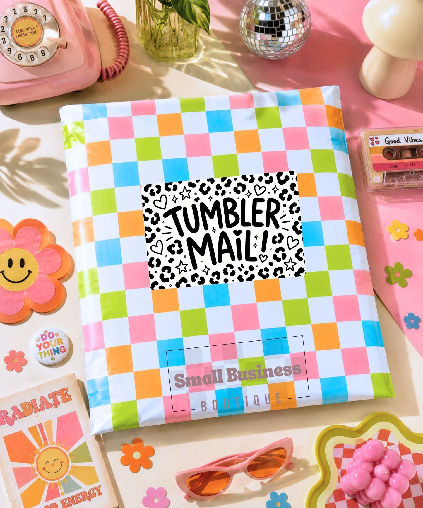 Tumbler Mail Leopard